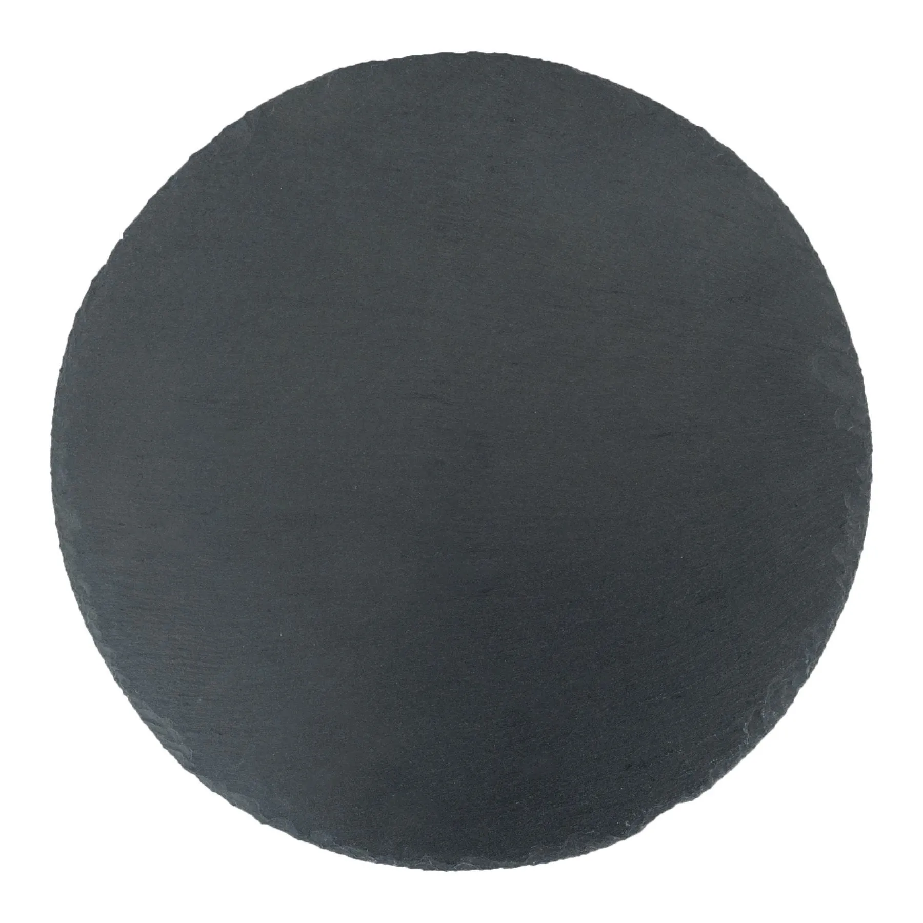 30cm Round Slate Placemats - Pack of Six - By Argon Tableware