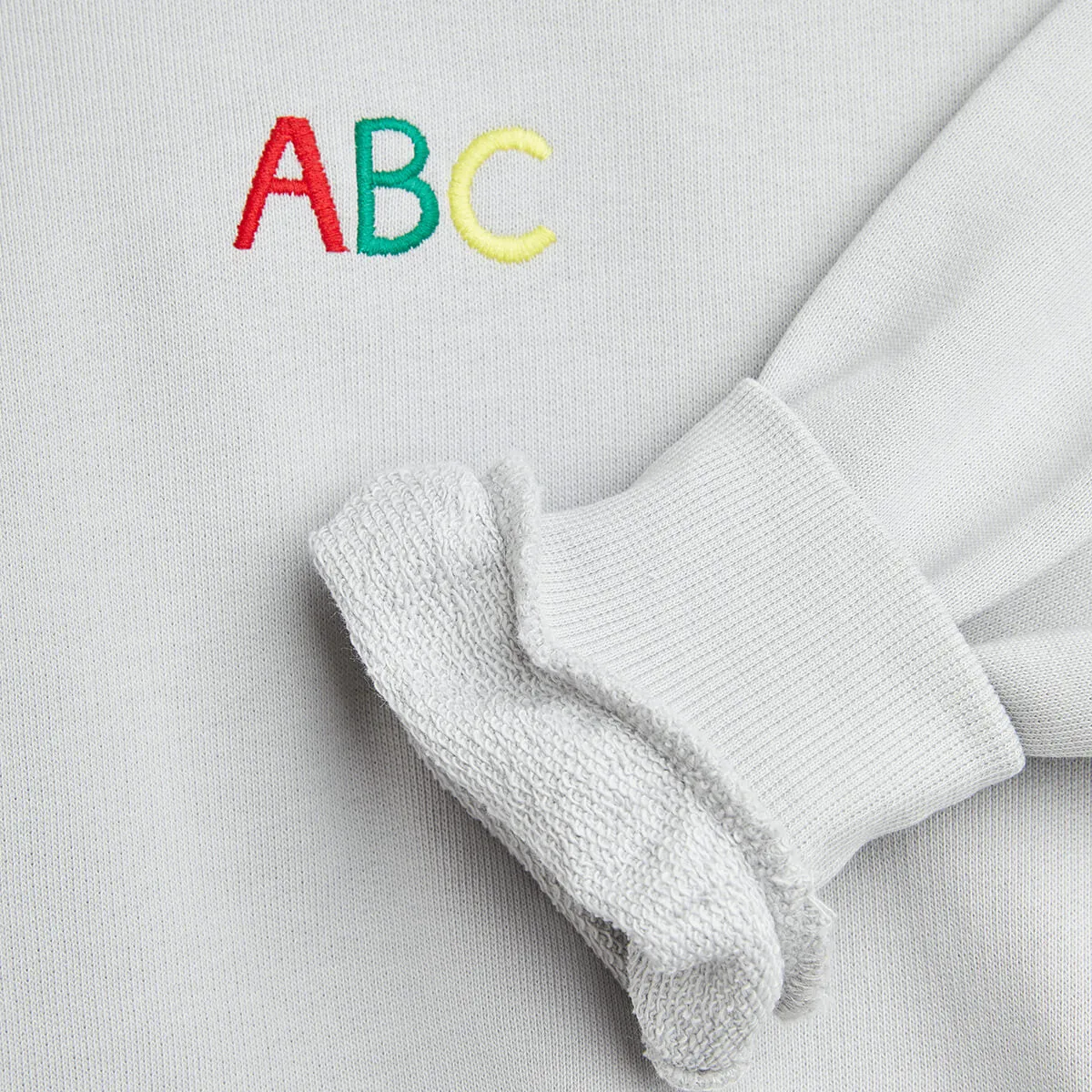 ABC Chenille Sweatshirt by Mini Rodini