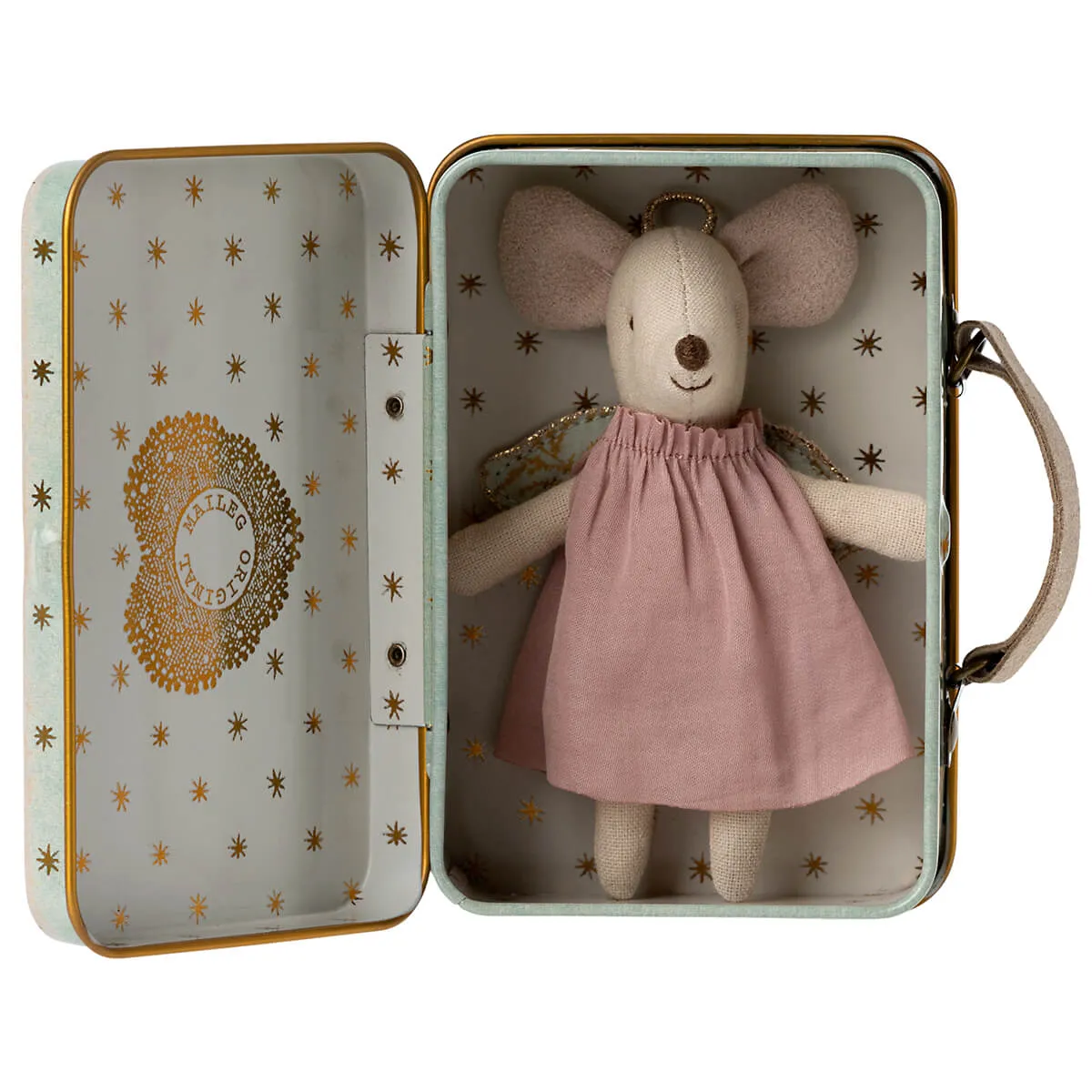 Angel Mouse In Suitcase by Maileg