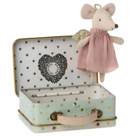 Angel Mouse In Suitcase by Maileg