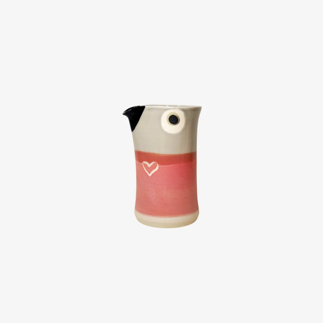 Aroha Vibrant Love Bird Ceramic Jug - Small