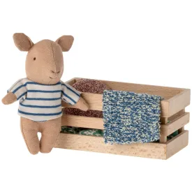 Baby Boy Pig in a Box by Maileg