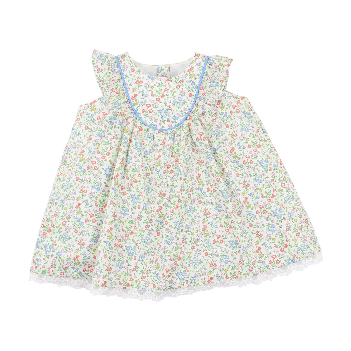 Bebe Liberty Frilled Yoke Dress (Size 000-7)