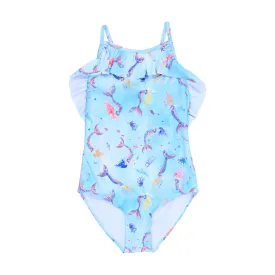 Bebe Luna Frill Swimsuit (Size 3-10)