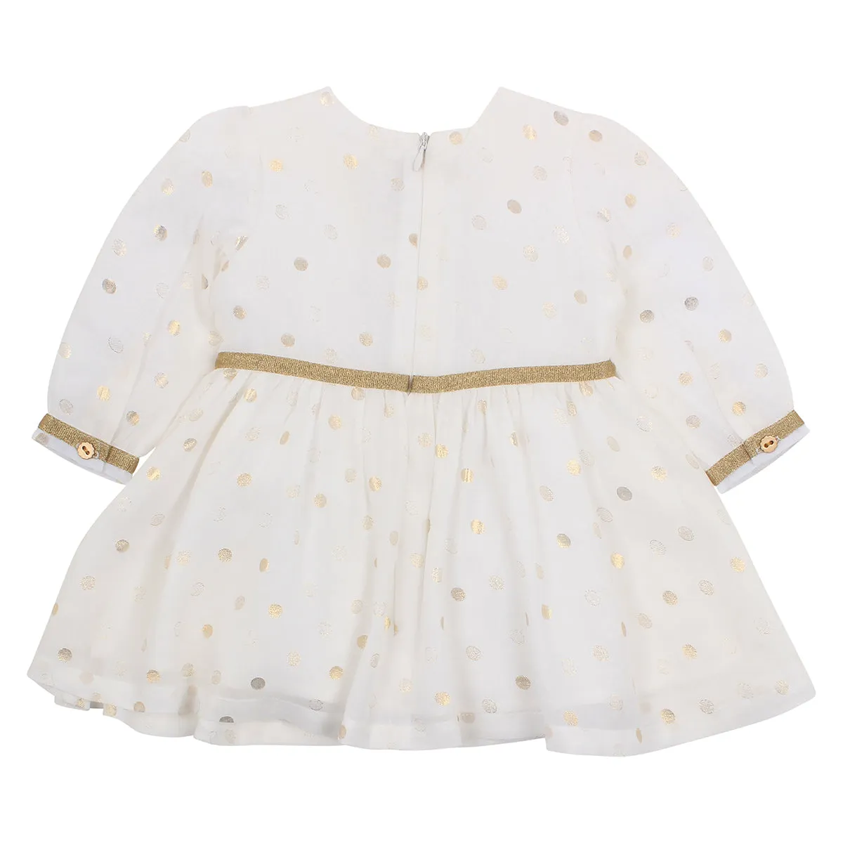 Bebe Sparkle Gold Spot Party Dress