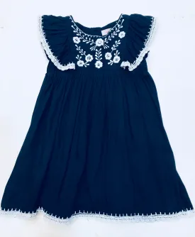 Bela & Nuni Navy & White Dress