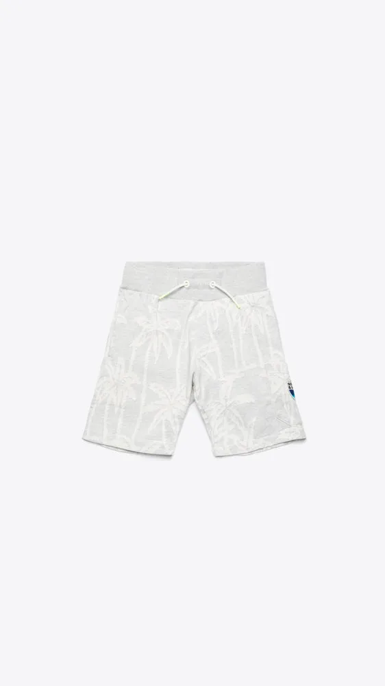 Boys Palm Intarsia Sweatshorts