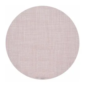 Chilewich Round Mini Basketweave Placemat - Blush