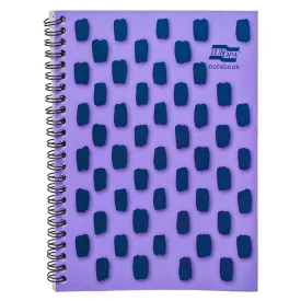 Clarefontaine Europa Splash A5 Notebook Purple