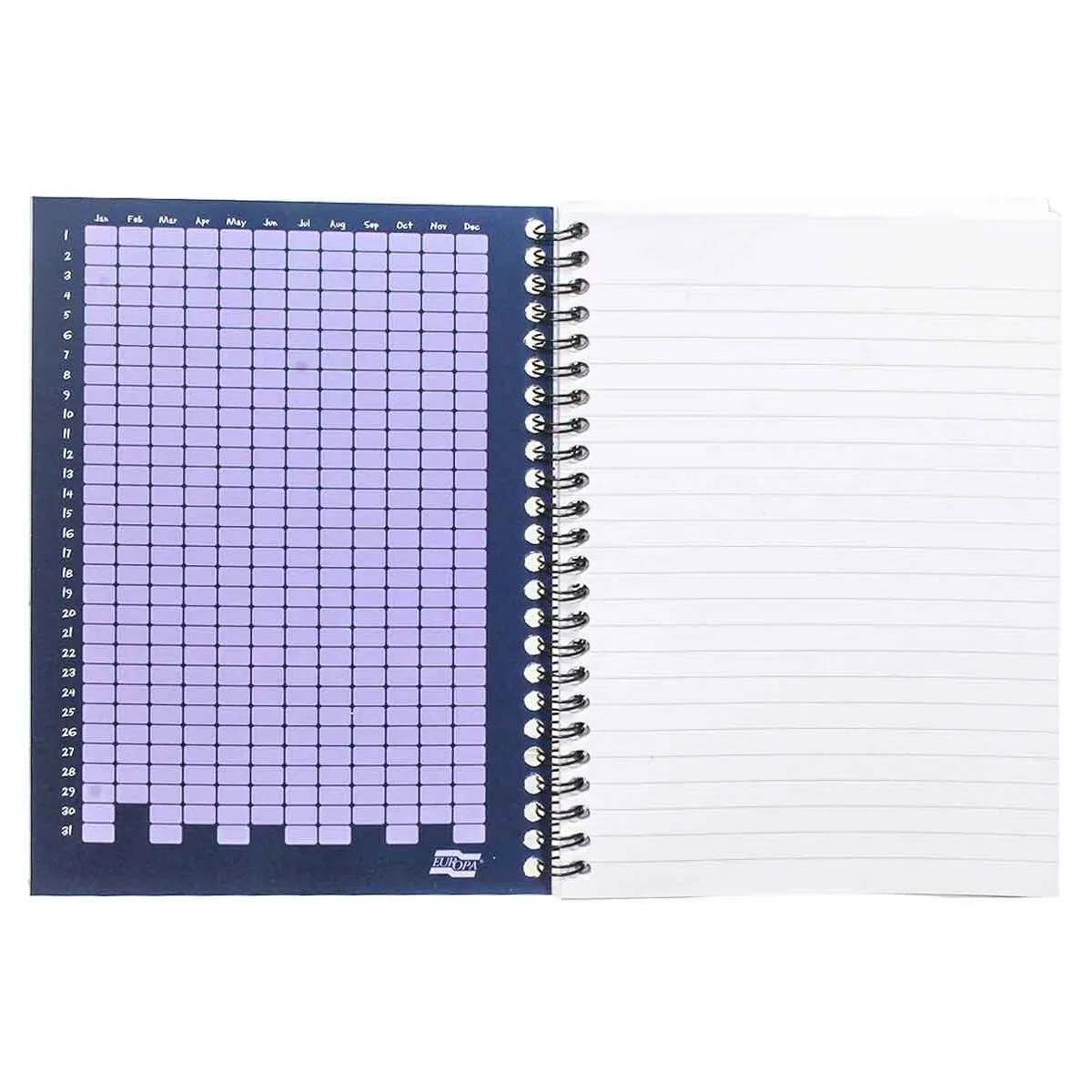 Clarefontaine Europa Splash A5 Notebook Purple