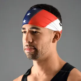 Classic USA American Flag Double-sided Wide Headband