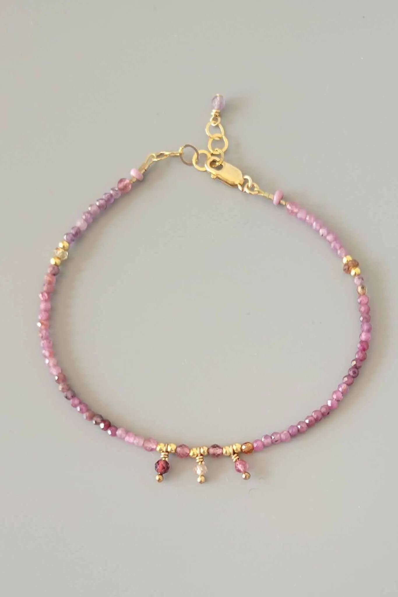 Cobamae Briolette Bracelet - Pink Tourmaline