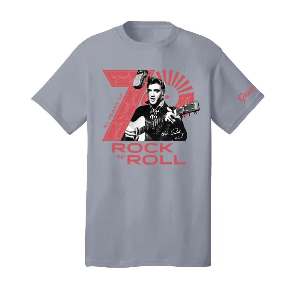 Elvis 70 Years of Rock N Roll T-Shirt