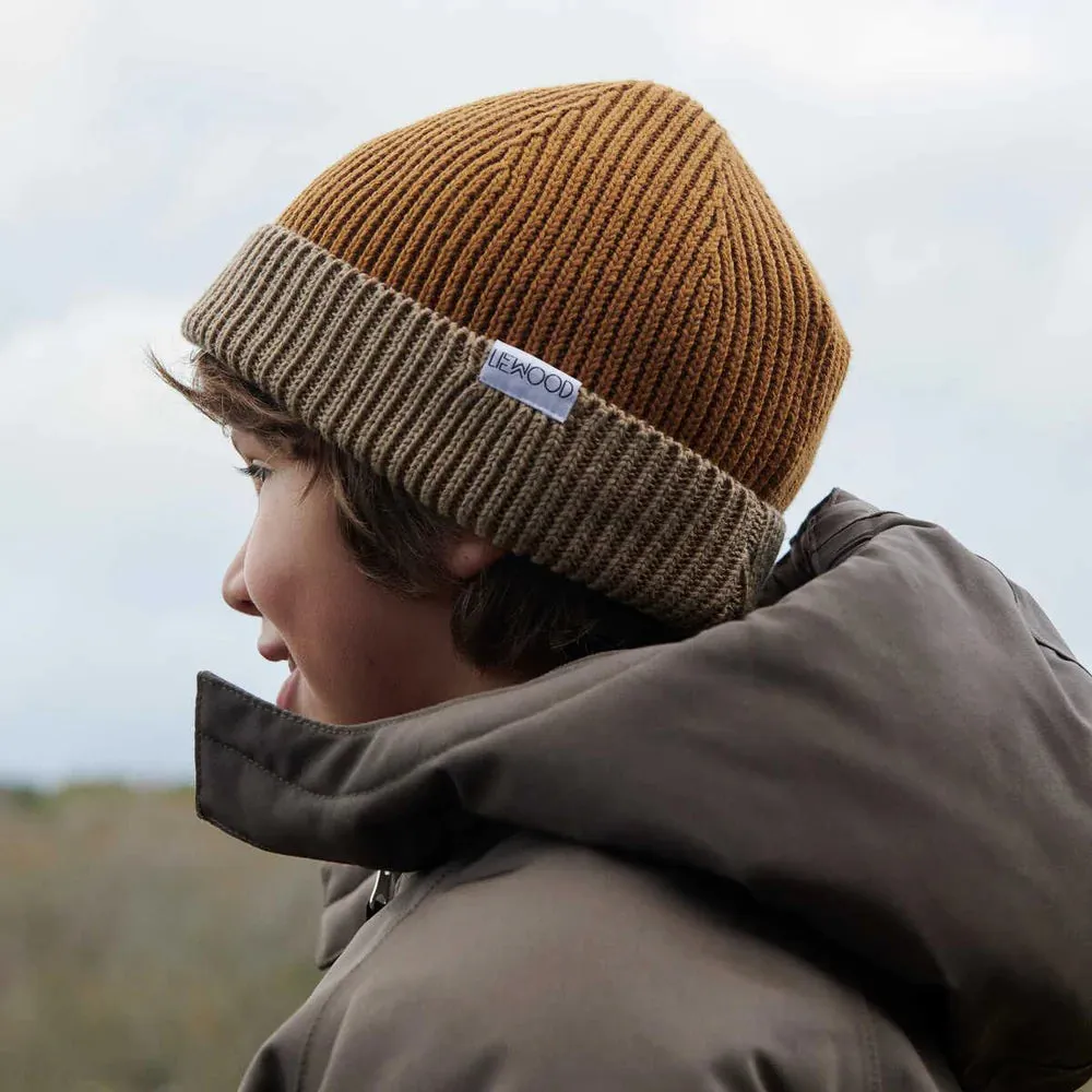 Ezra Beanie - Golden Caramel/Oat