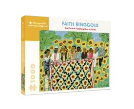 Faith Ringgold: Sunflower Quilting Bee at Arles 1000 Piece Jigsaw Puzzle - Quick Ship