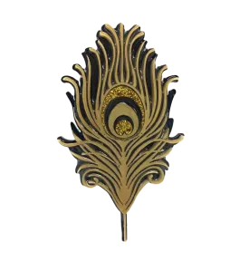 Golden Feather - Brooch