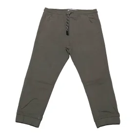 Green Elastic Waist Jogger