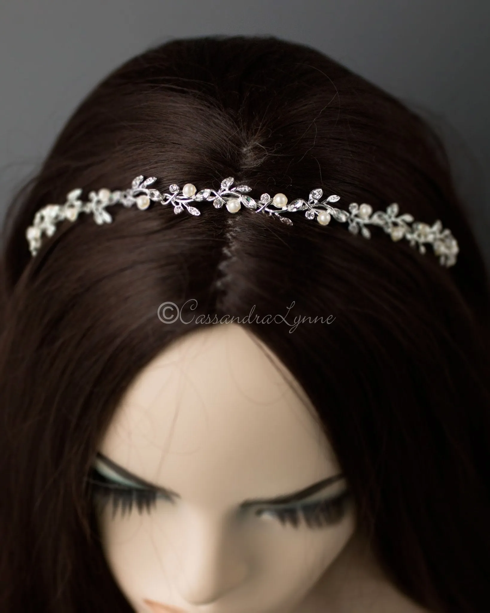 Ivory Pearl Wedding Headband