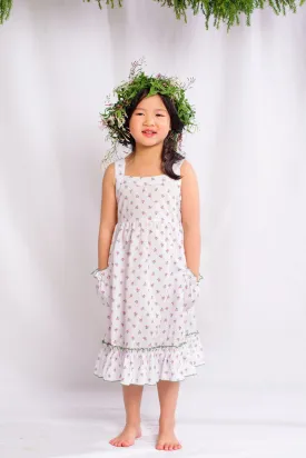 Jacaranda Miss Rose Dress With 2 Pockets - Floral