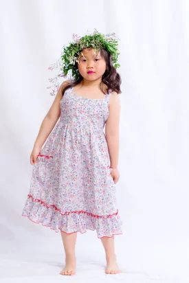 Jacaranda Miss Rose Dress With 2 Pockets - Seashell