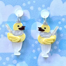 Milkshake 🥛 Ducky - earrings - Set of 2