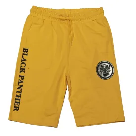 Mustard Black Panther Active Shorts