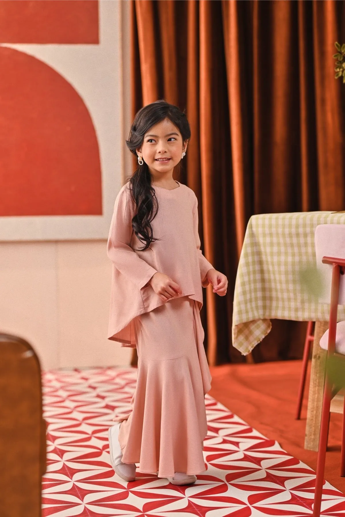The Capai Ruffle Skirt - Rose Pink