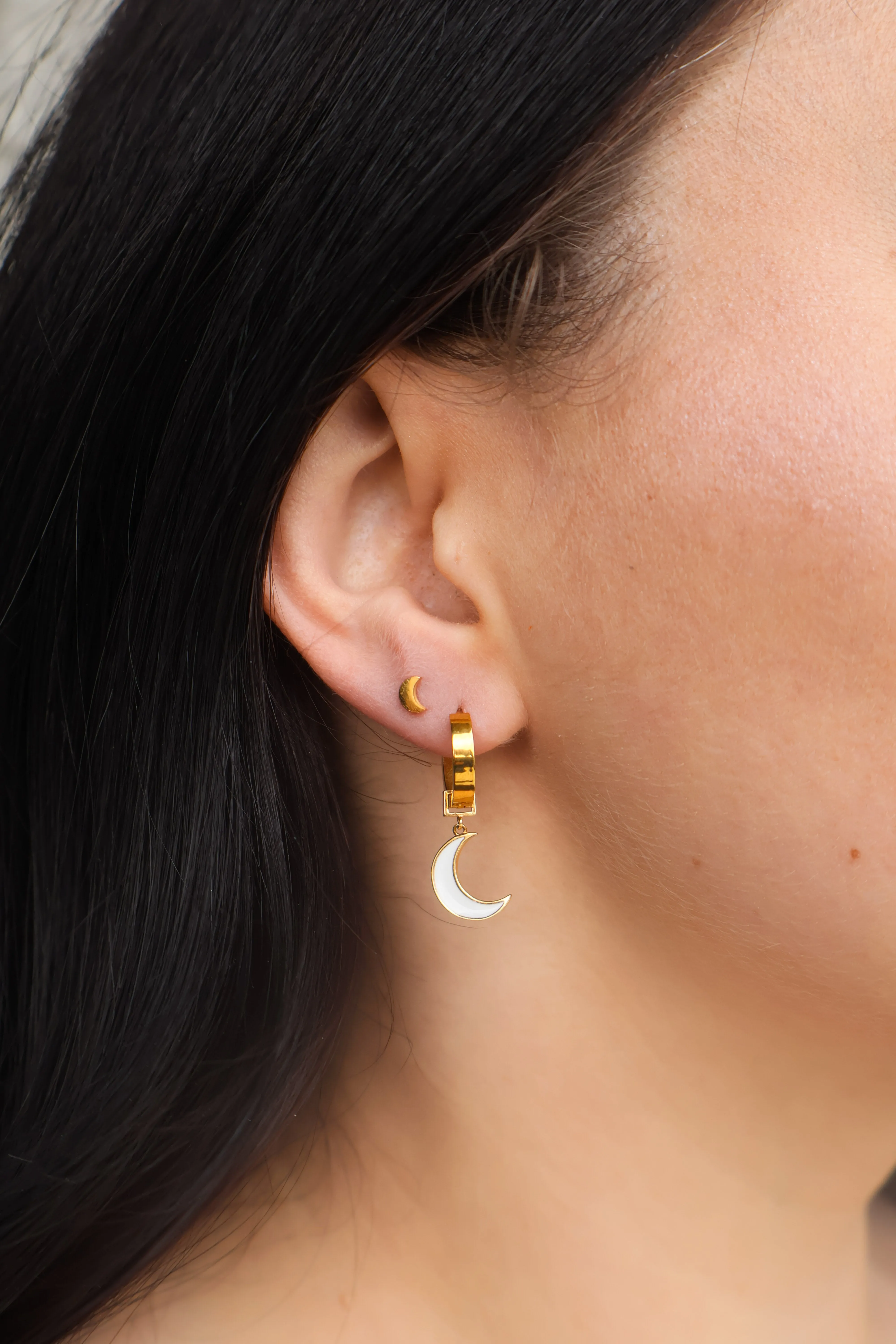Tiny Moon Stud