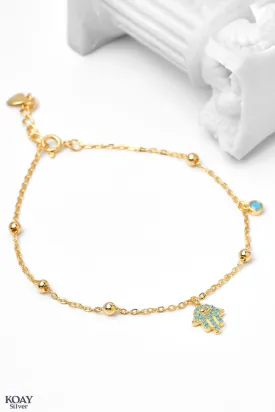 Turquoise Hand Bracelet GP