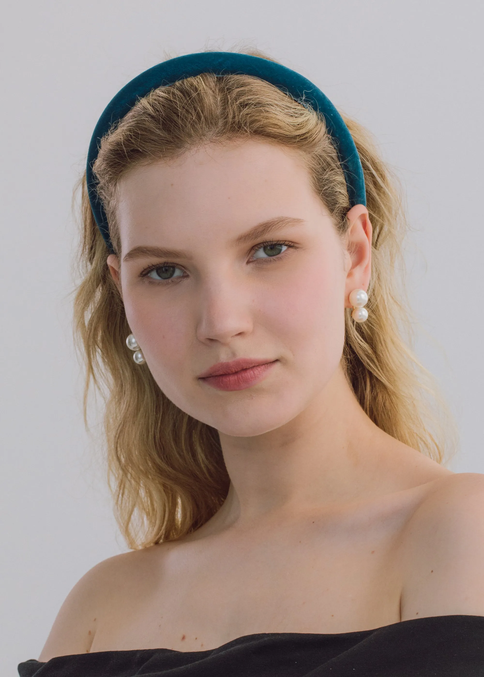 Velvet Tiana Headband -- Azul