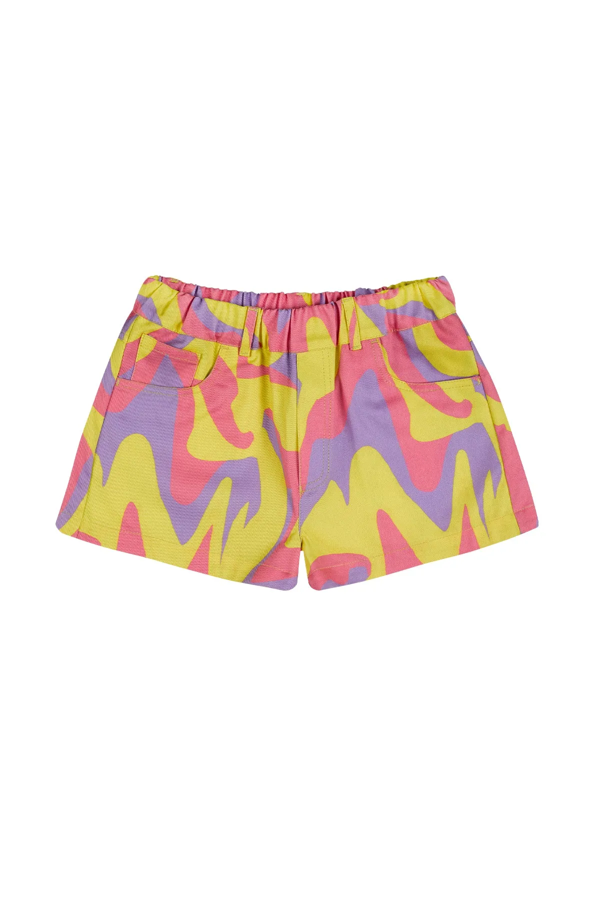 WAVY PRINT SHORTS