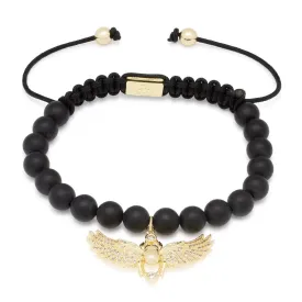 Winged Scarab Bracelet by MARZ